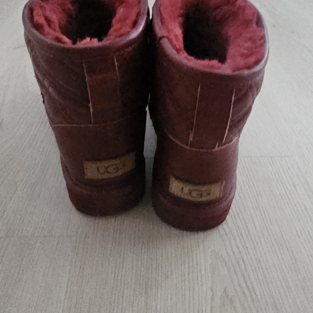 UGG Red Quilted Boots